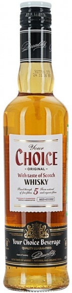 Спиртной напиток YOUR CHOICE WITH TASTE OF WHISKY 5 0,7 40%